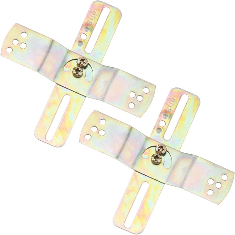 RTNLIT Light Fixture Mounting Bracket, 4" Universal Chandelier Crossbar with Screws and Nuts, Cross-Shaped Lighting Parts,180 Rotatable and Fixed(Pack of 2) - Image 4